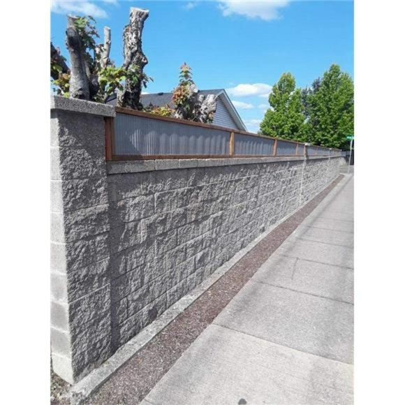 Corrugated Garden Edging (12" Tall Antique) - Picture 5 of 6